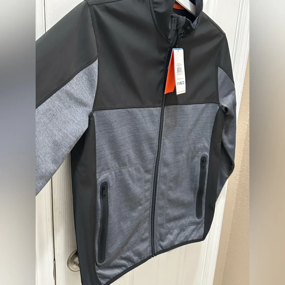 HAWKE & CO Pro series athletic jacket size Medium in graphite Heather NEW